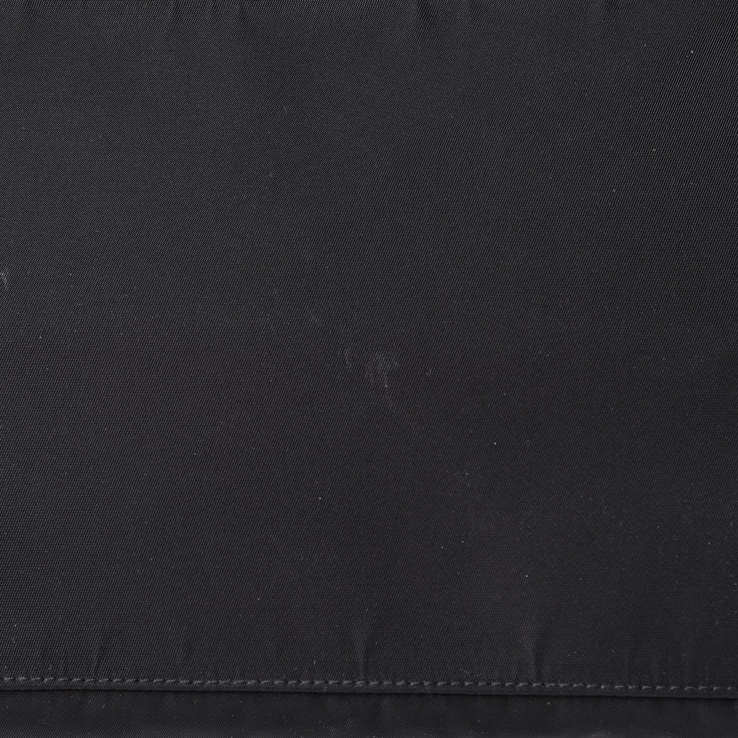 Prada Saffiano Tessuto Nylon Tote Black 9 of 10