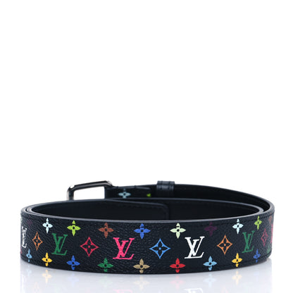 Louis Vuitton LV X TM Monogram Multicolor 30mm Belt 85 34 Black 1 of 4