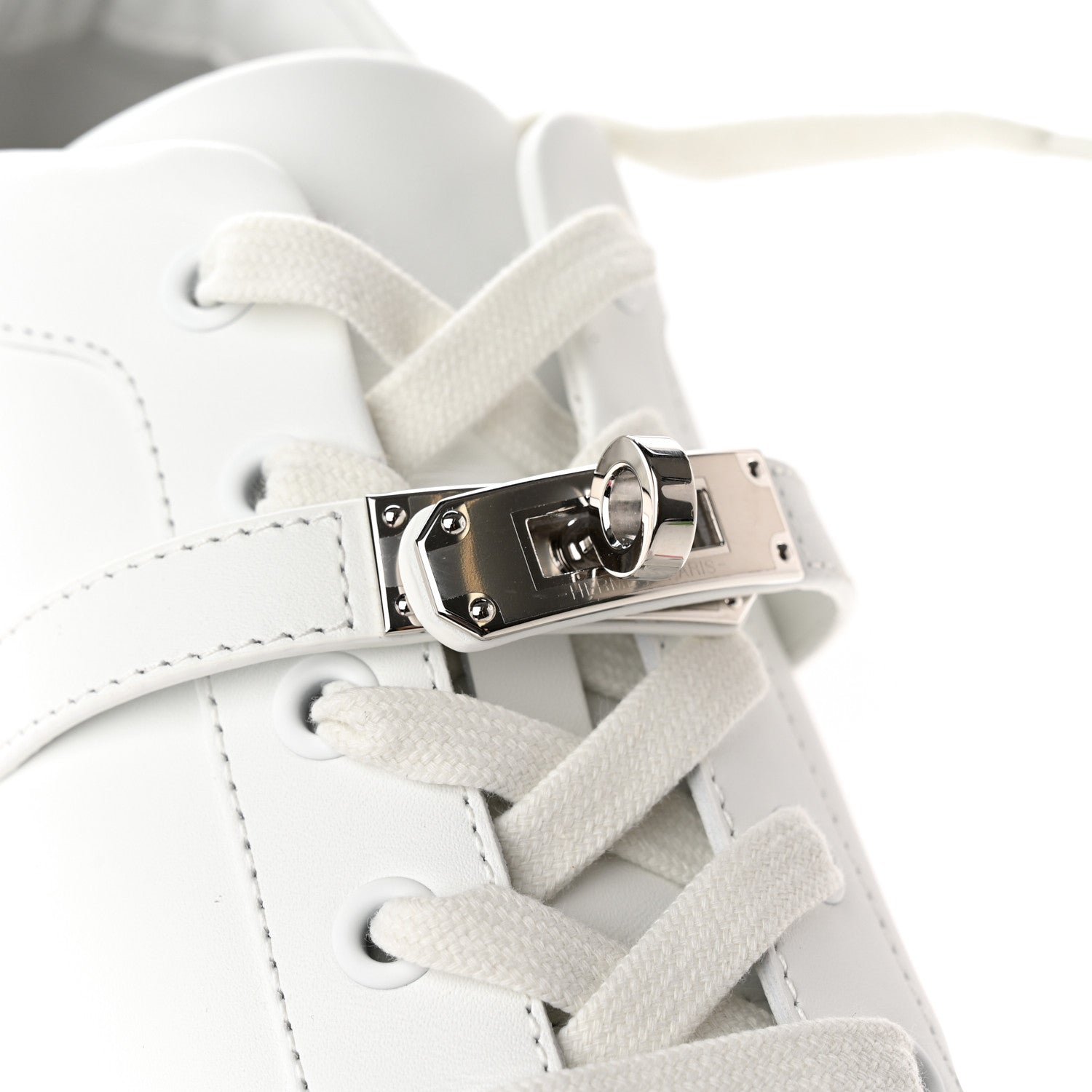 Hermes Calfskin Day Sneakers 37 White 10 of 11