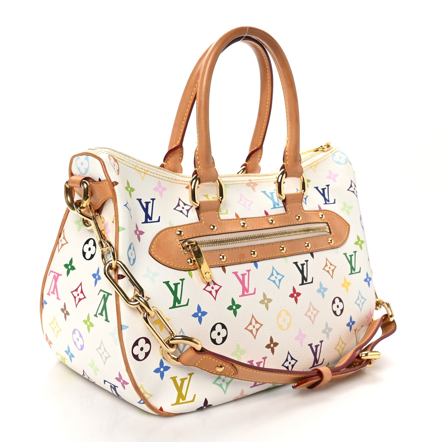 Louis Vuitton Monogram Multicolor Rita White 3 of 10