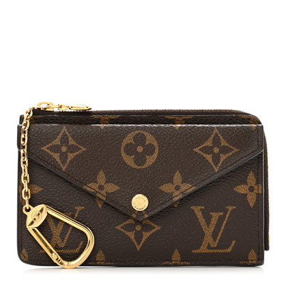 Louis Vuitton Monogram Recto Verso Card Holder Black 1 of 8