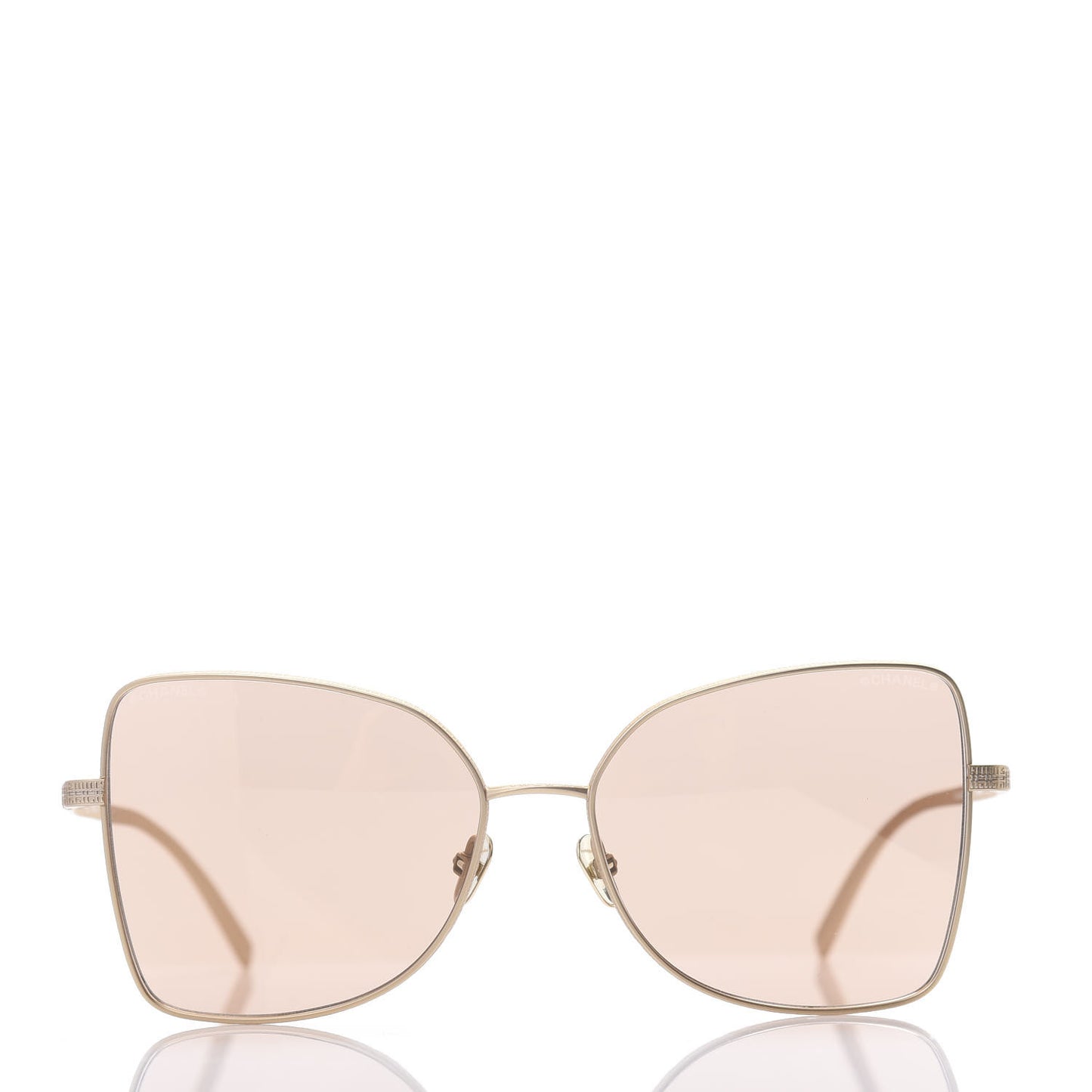 Metal Butterfly Sunglasses 4263-T Gold Pink
