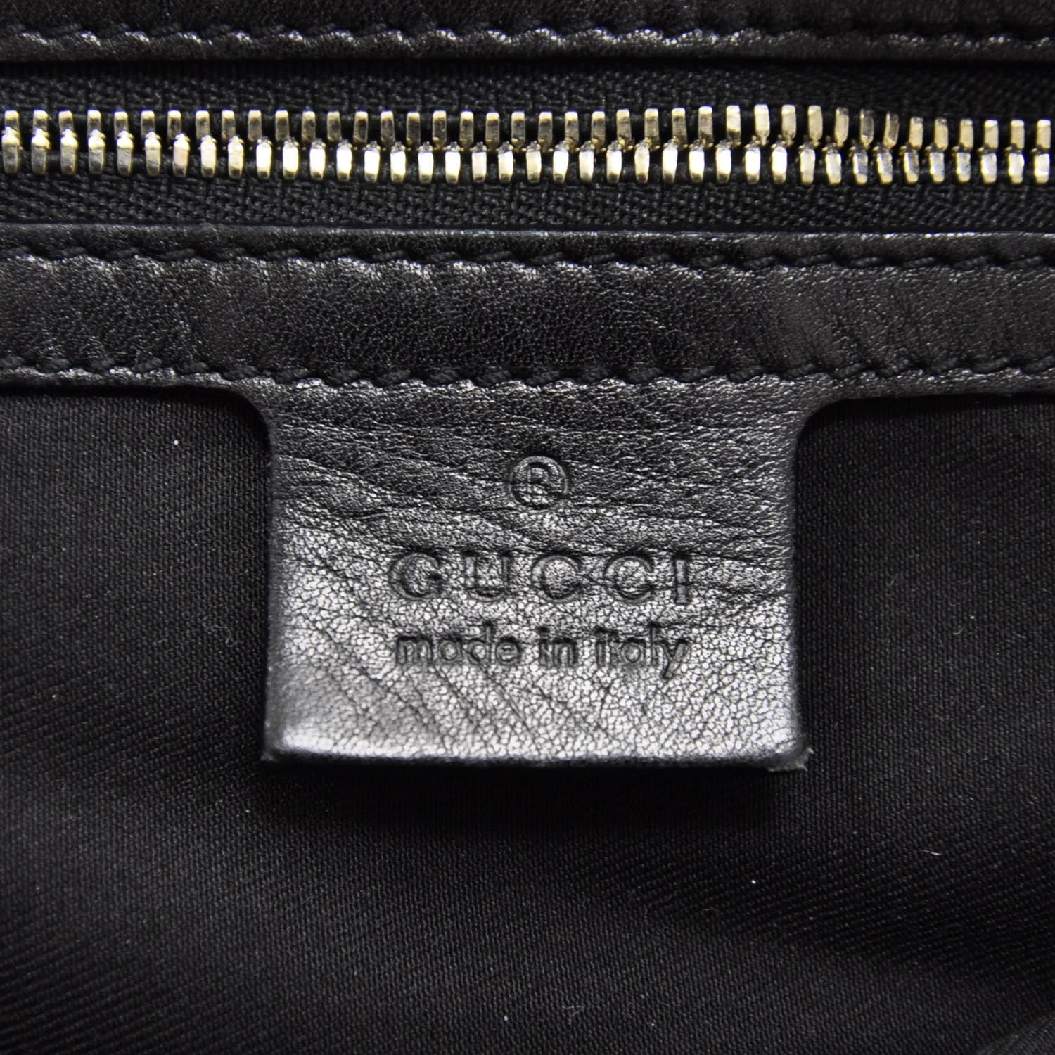 Gucci Monogram Large Studded Hobo Black 7 of 9