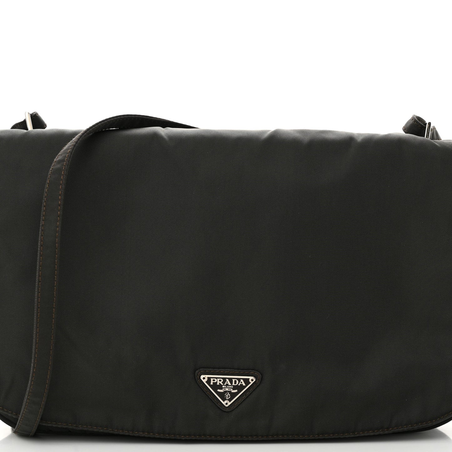 Tessuto Light Nylon Shoulder Bag Cordovan
