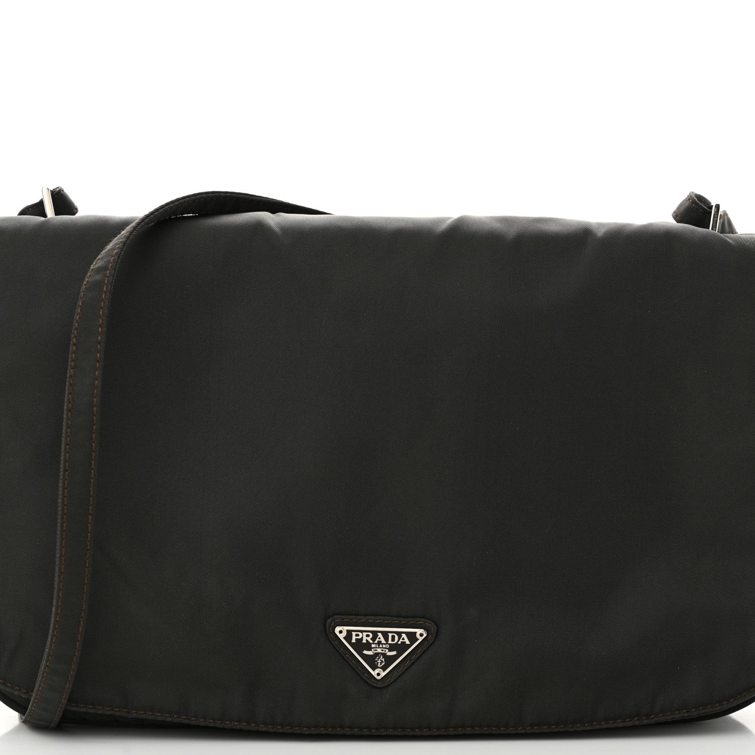 Prada Tessuto Light Nylon Shoulder Bag Cordovan 7 of 11
