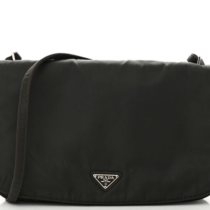Prada Tessuto Light Nylon Shoulder Bag Cordovan 7 of 11