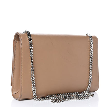 Saint Laurent Smooth Calfskin Medium Classic Monogram Kate Tassel Satchel Dark Beige 3 of 21