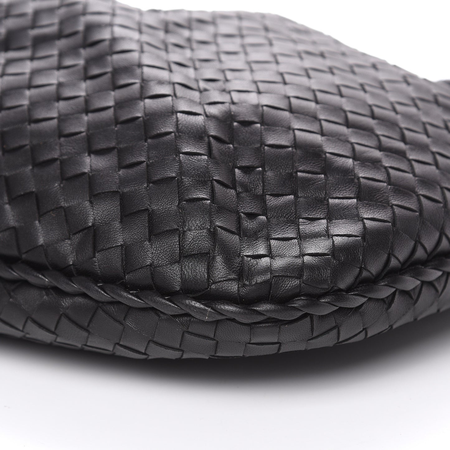 Nappa Intrecciato Large Veneta Hobo Black