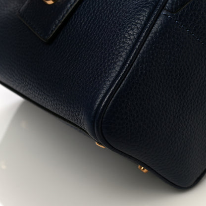 Marc Jacobs Pebbled Calfskin Gotham Bauletto Satchel Blue 6 of 12