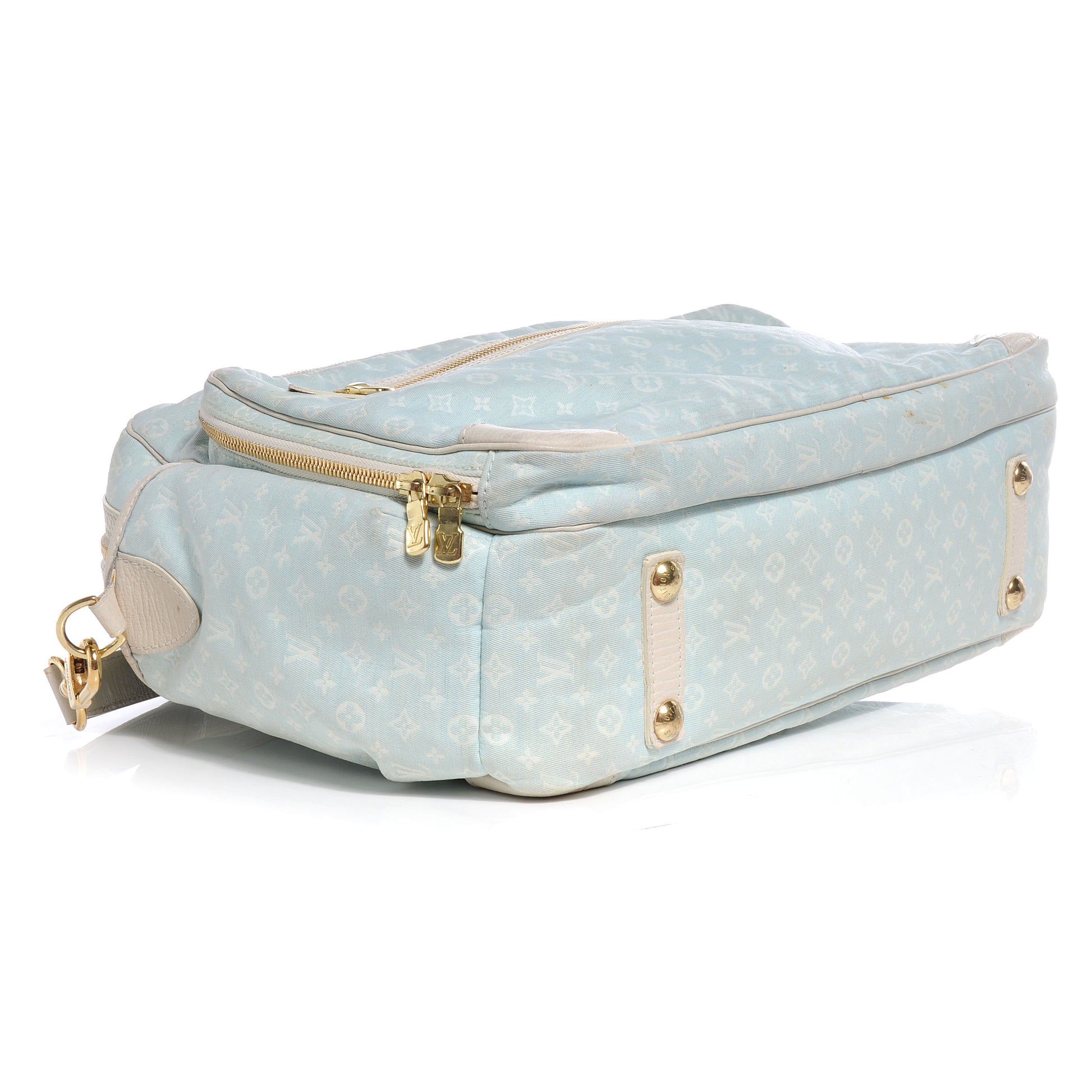 Louis Vuitton Mini Lin Sac a Langer Diaper Bag Blue 4 of 11
