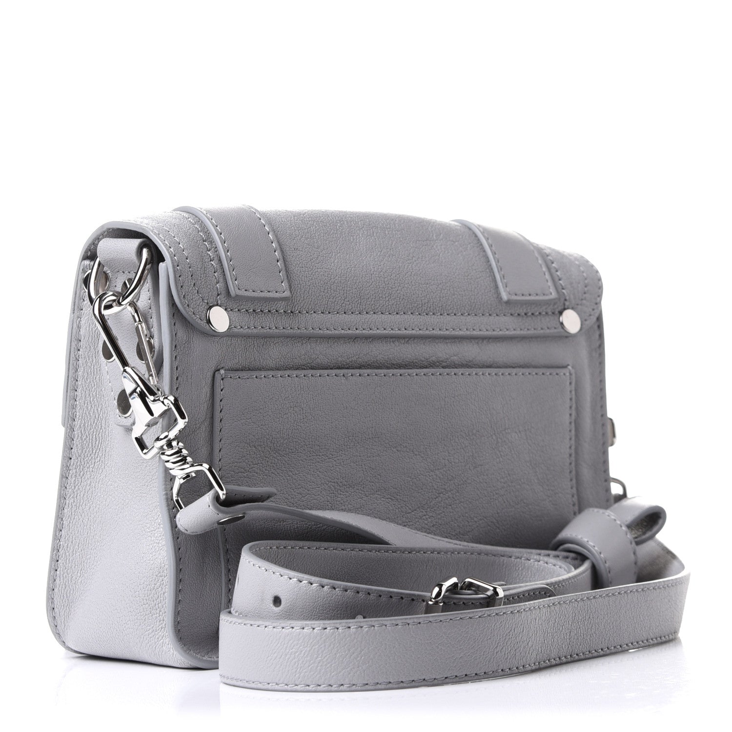 Proenza Schouler Lambskin PS1 Mini Crossbody Dove Grey 2 of 8