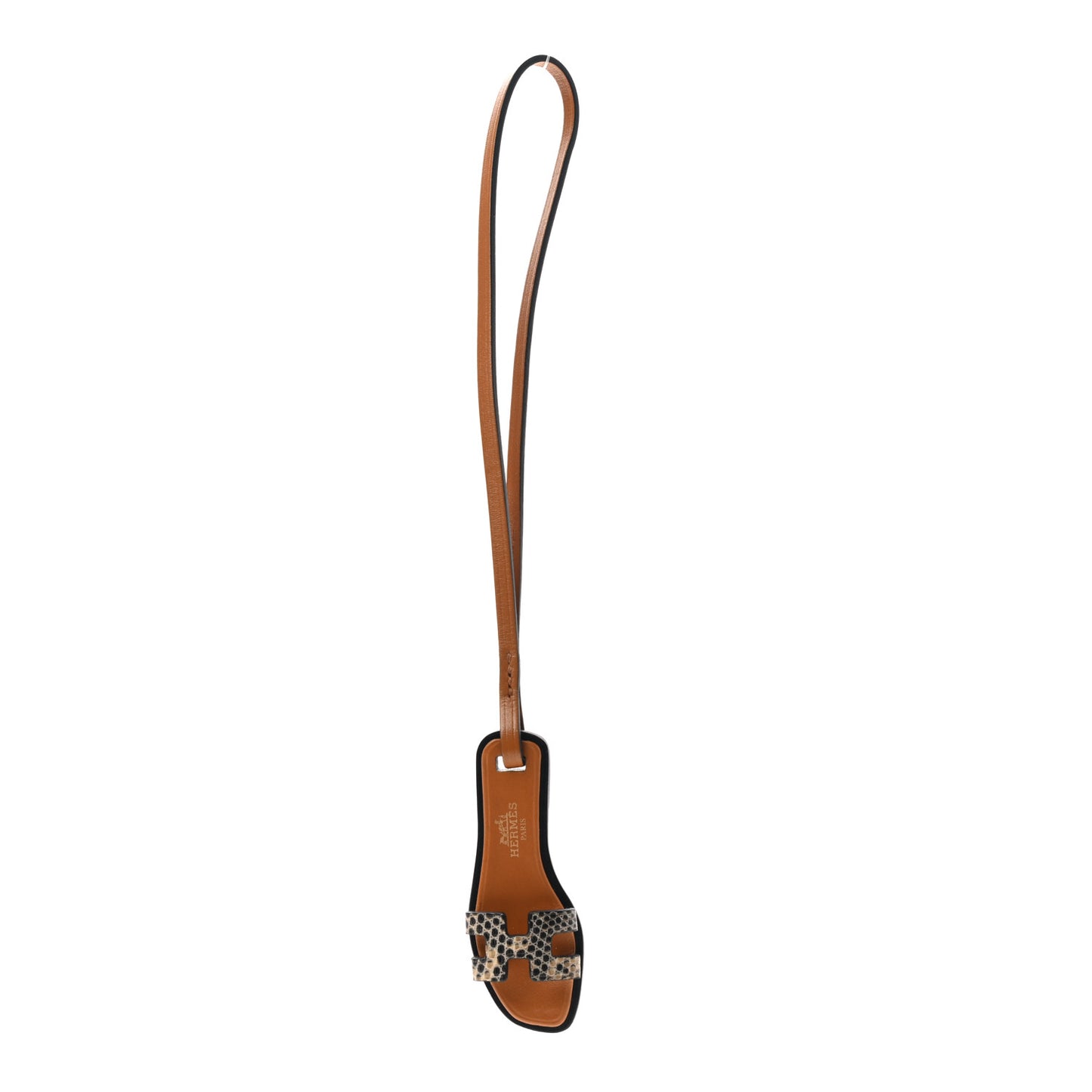 Lizard Butler Calfskin Hunter Oran Nano Bag Charm Ombre