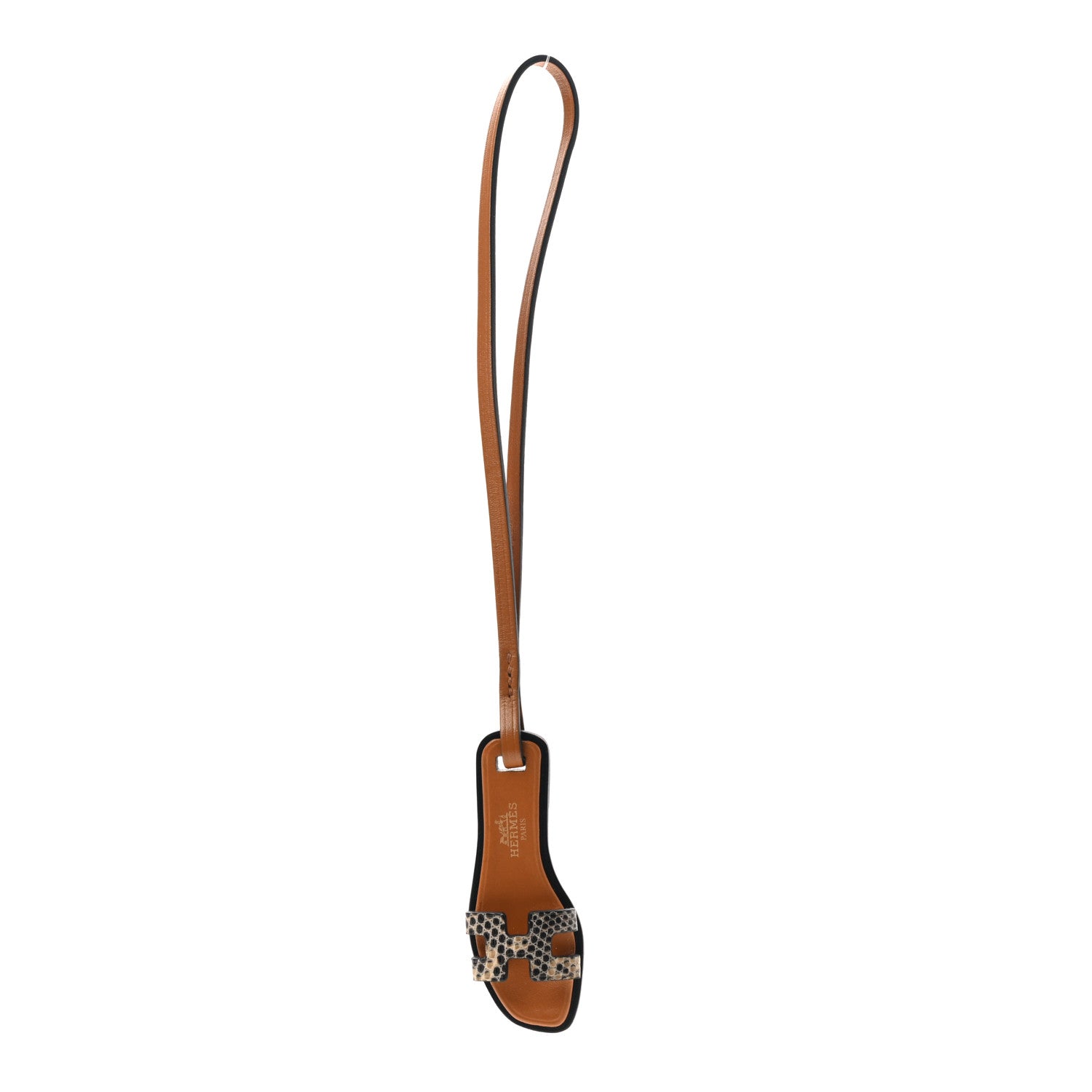 Hermes Lizard Butler Calfskin Hunter Oran Nano Bag Charm Ombre 1 of 5