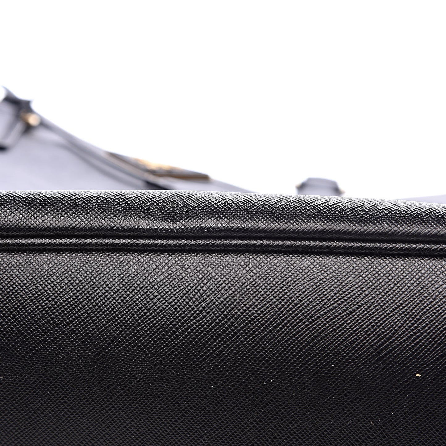 Saffiano Lux Large Tote Black