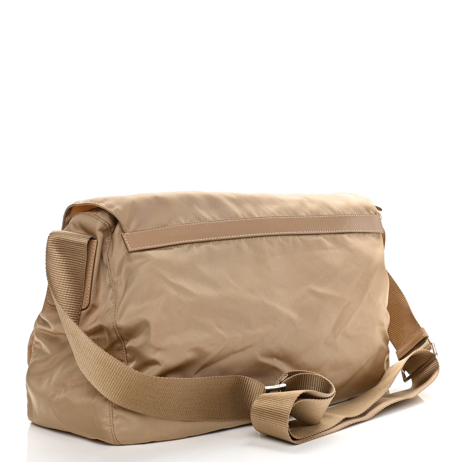 Prada Tessuto Nylon Vela Messenger Bag Beige 3 of 10