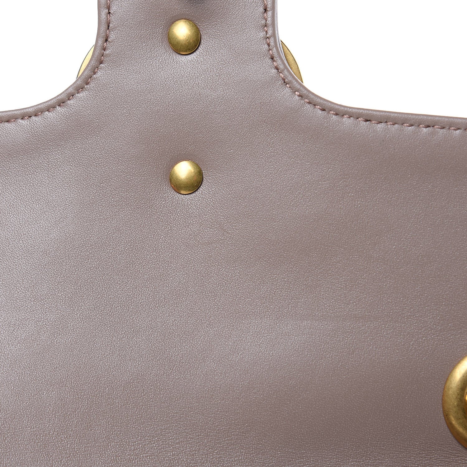 Gucci Calfskin Matelasse Mini GG Marmont Shoulder Bag Porcelain Rose 10 of 11