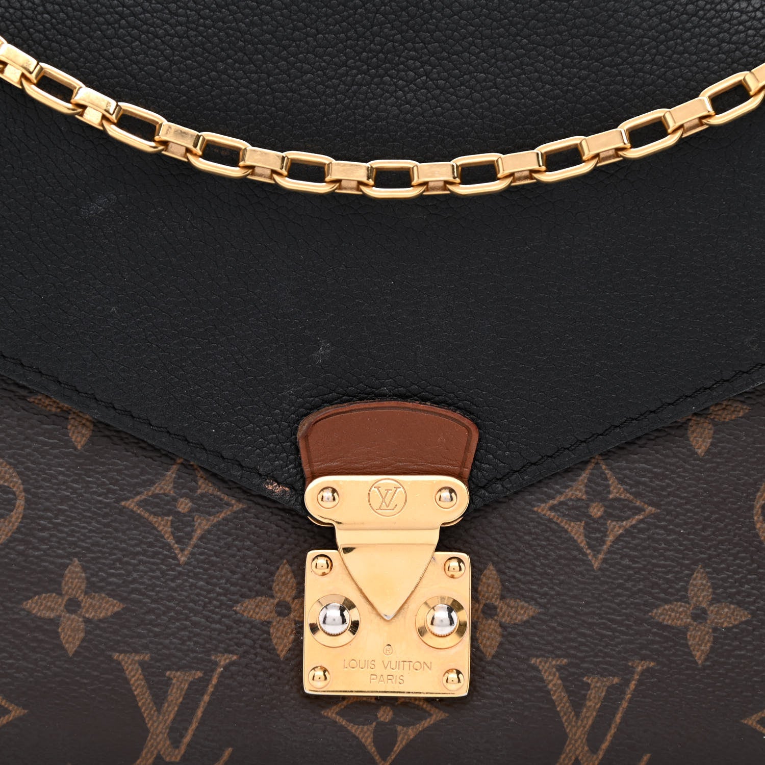 Louis Vuitton Monogram Pallas Chain Black 7 of 11