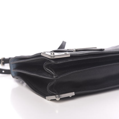 Prada Glace Calf Large Soft Cahier Bag Black Astrale 9 of 11