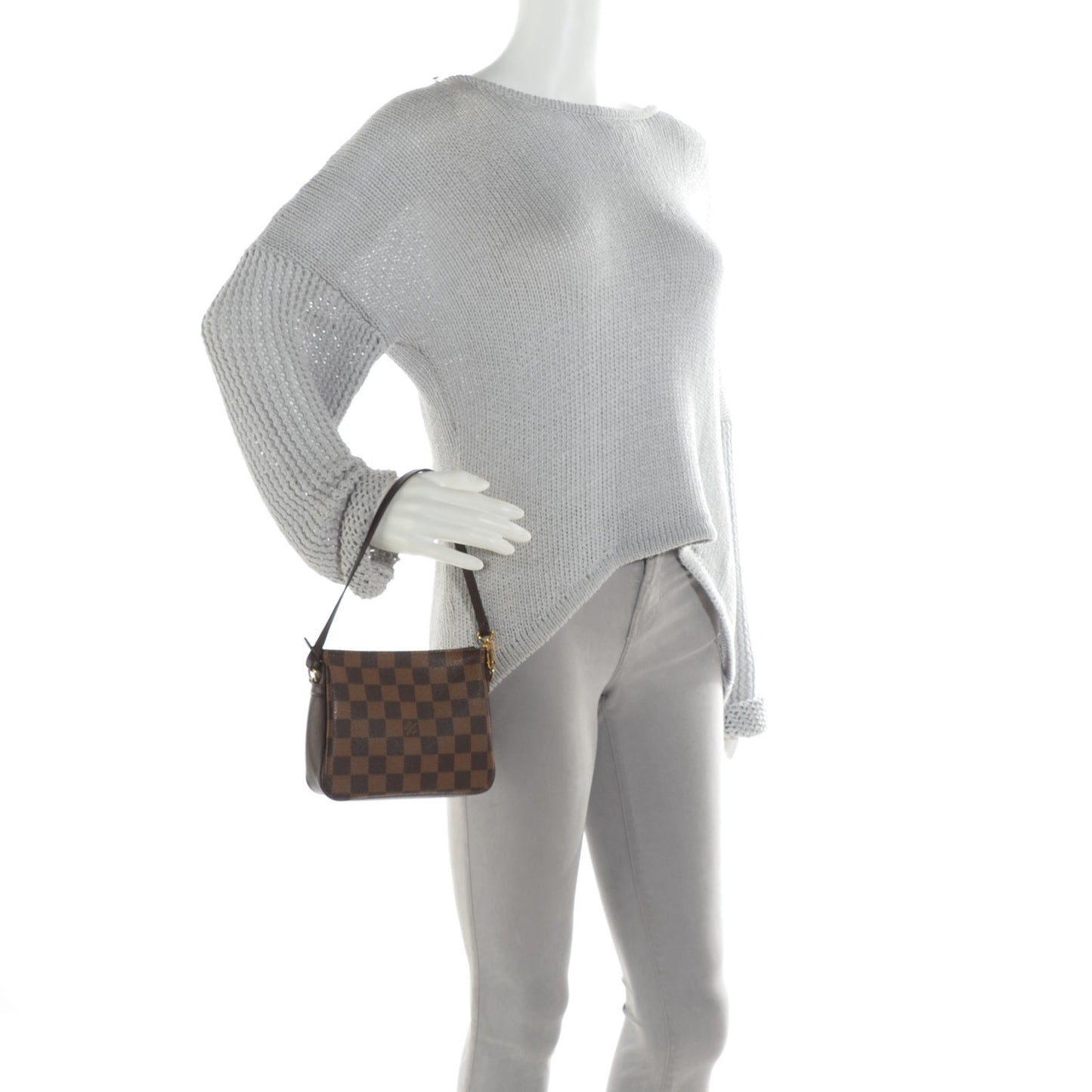 Damier Ebene Trousse Make Up Bag Pochette