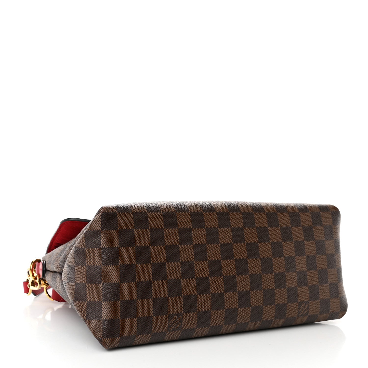 Louis Vuitton Damier Ebene Beaubourg MM Scarlet 4 of 11