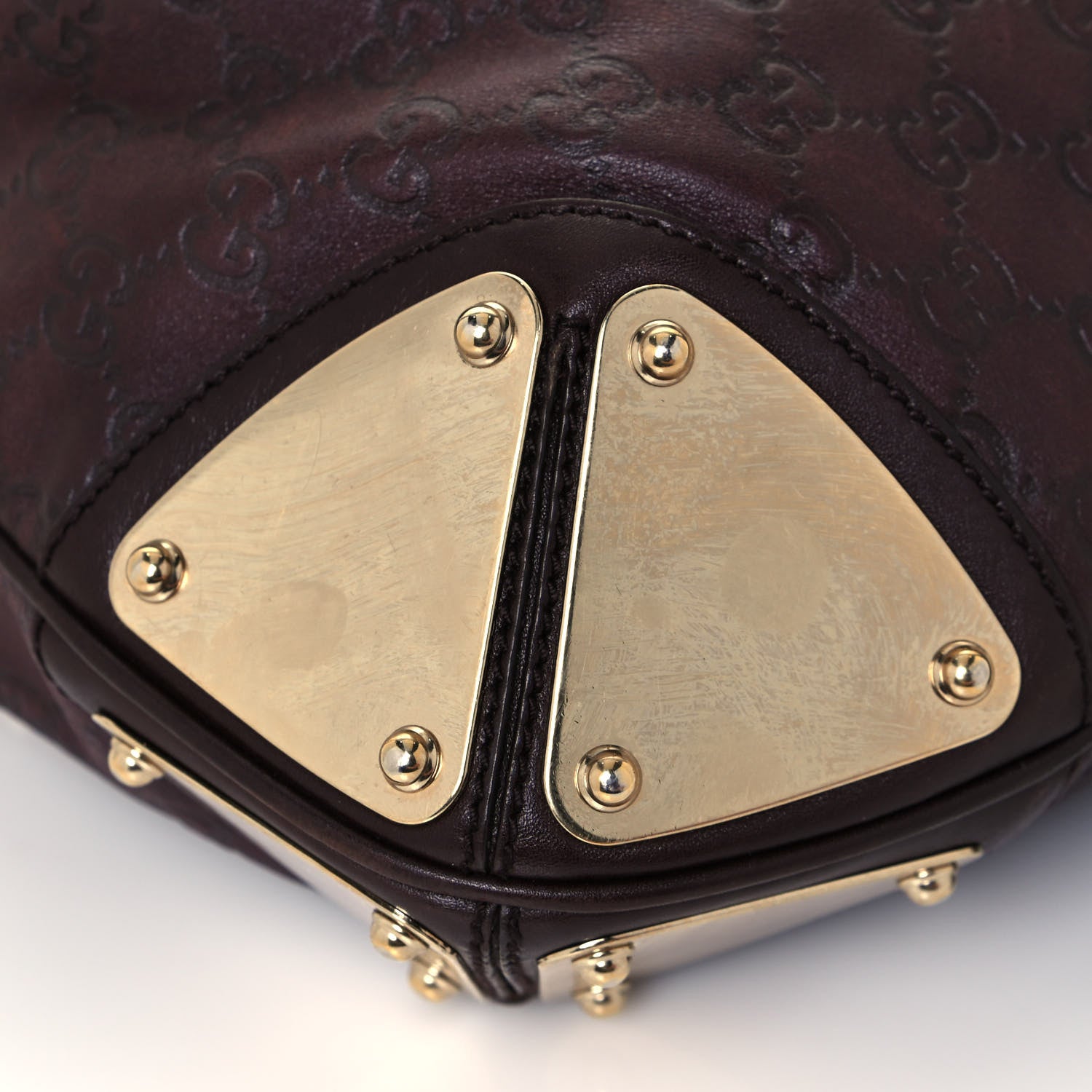 Gucci Guccissima Medium Indy Top Handle Hobo Dark Brown 9 of 18