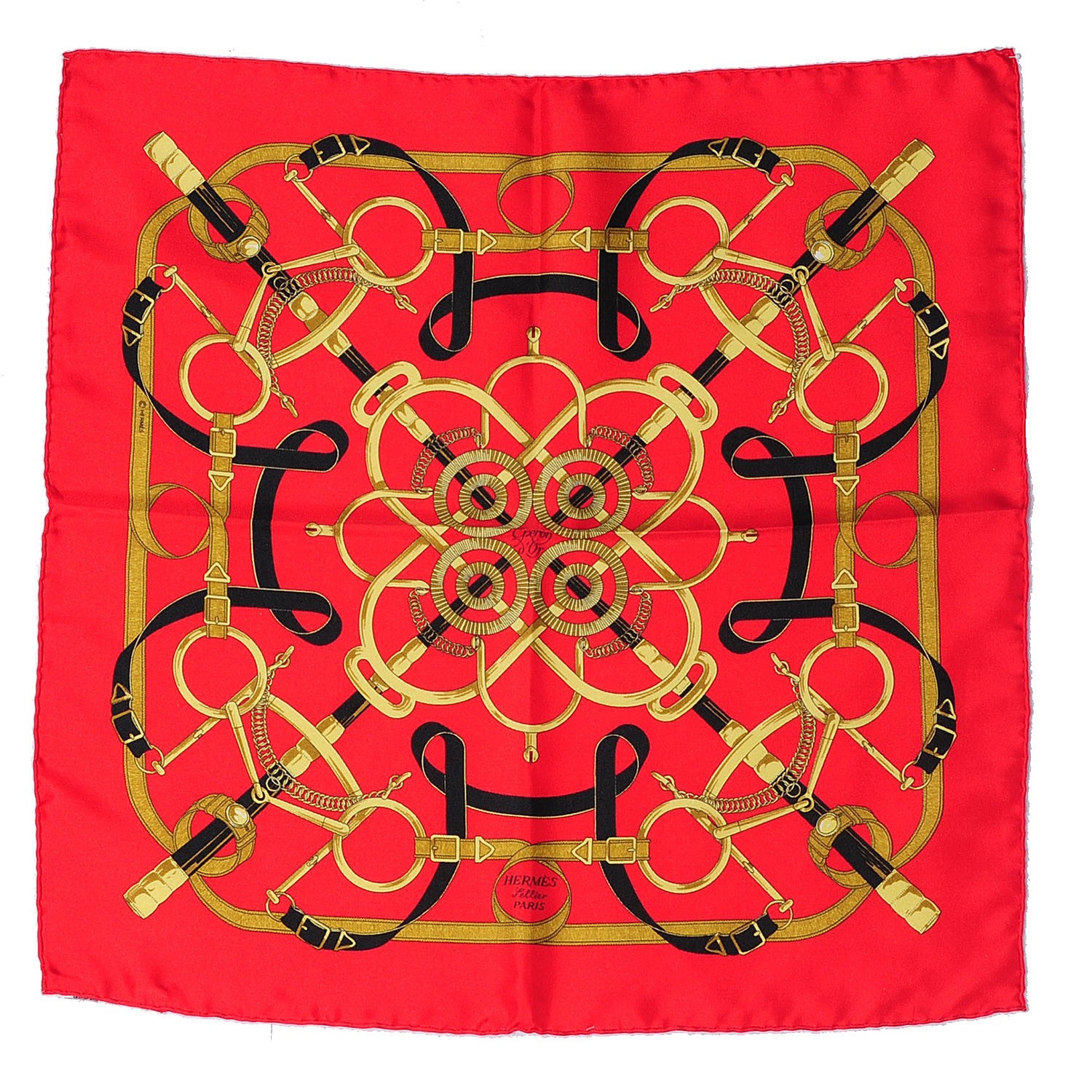 Hermes Silk Eperon D'Or Scarf 90 2 of 5