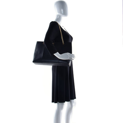 Chanel Grained Calfskin Bijoux Chain Shoulder Bag Black 3 of 17