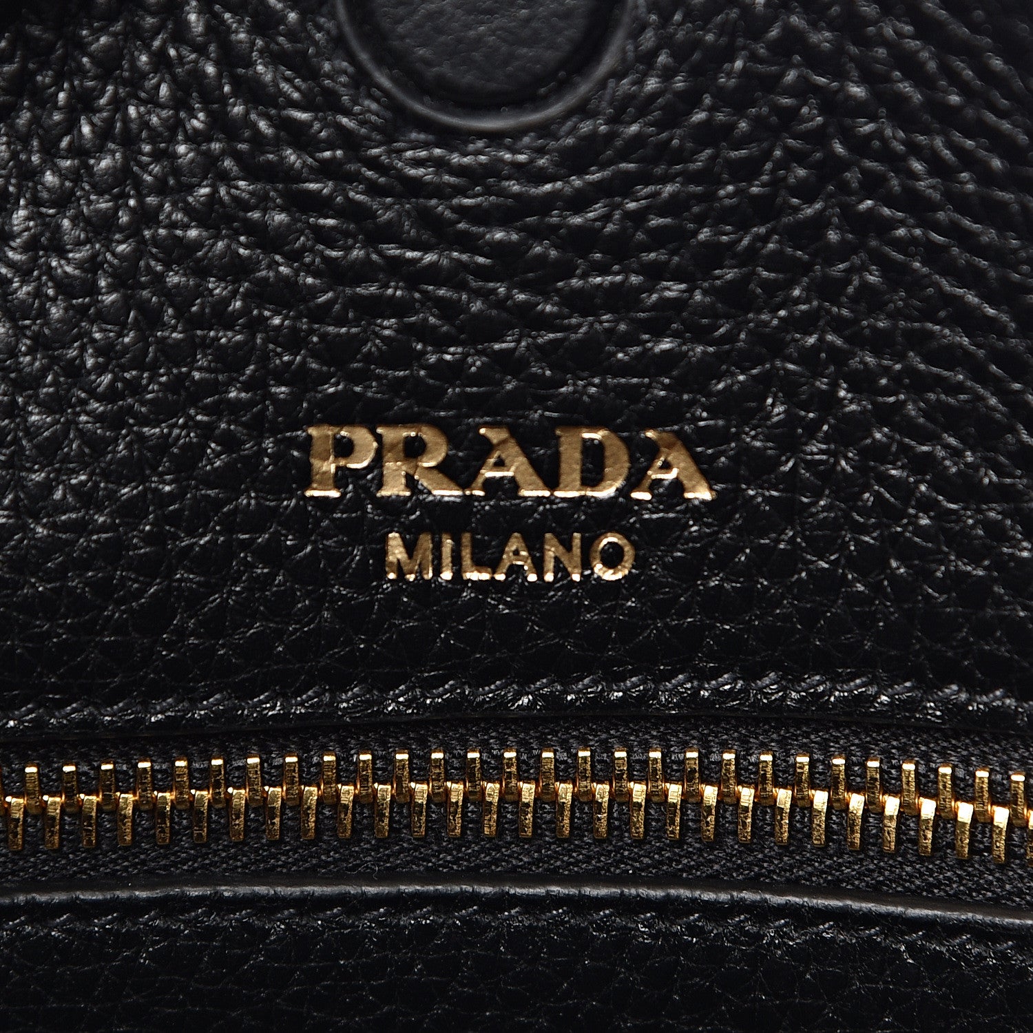 Prada Vitello Daino Pocket Shopping Tote Black 6 of 10