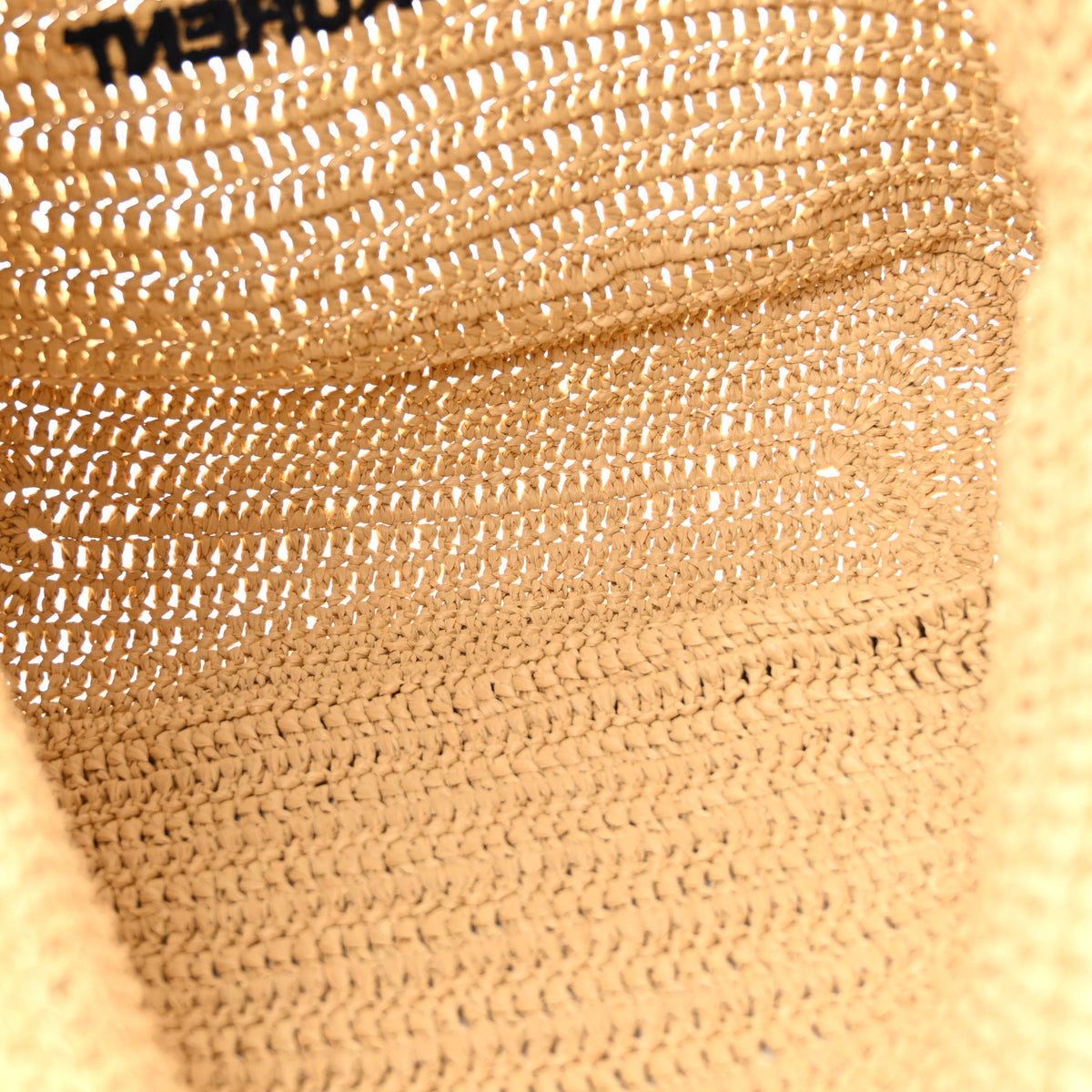 Saint Laurent Raffia Rive Gauche Tote Natural 5 of 15