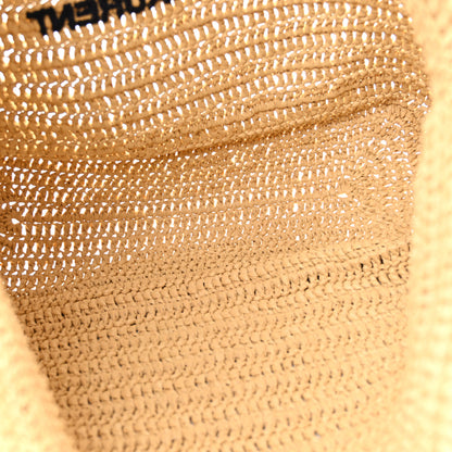 Saint Laurent Raffia Rive Gauche Tote Natural 5 of 15