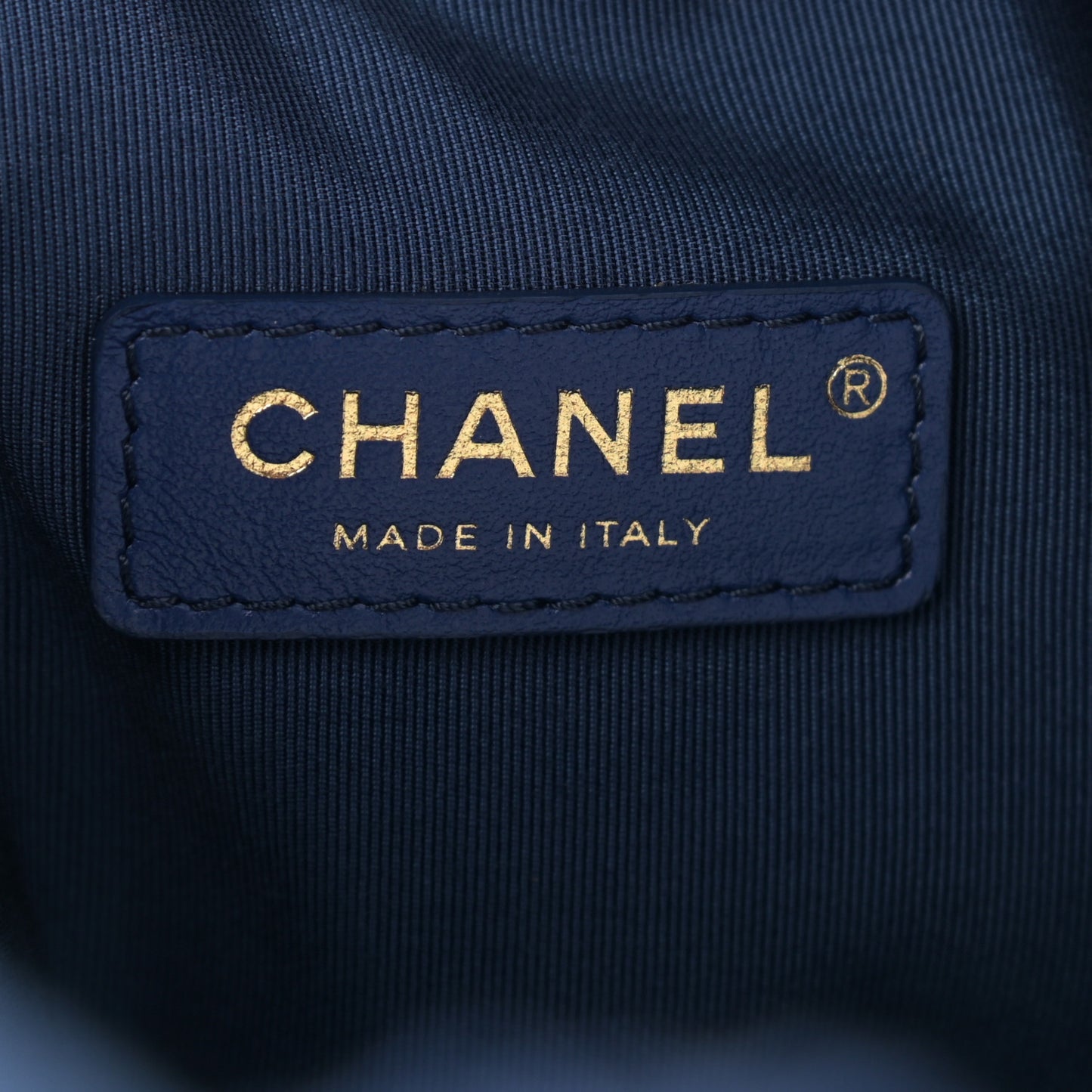 Cotton Canvas Large CC Embrace Hobo Navy