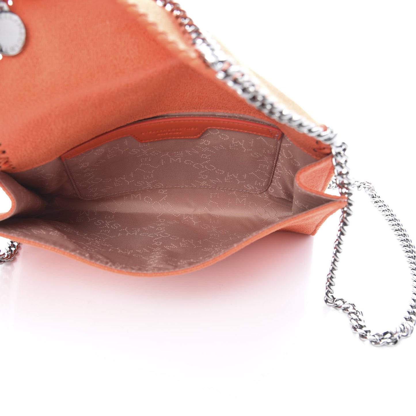Shaggy Deer Mini Falabella Crossbody Bag Orange