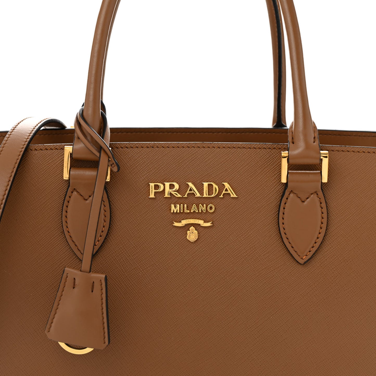 Saffiano Soft Calfskin Large Tote Cannella