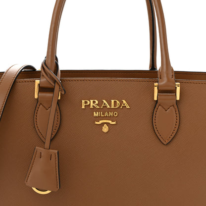 Prada Saffiano Soft Calfskin Large Tote Cannella 7 of 13