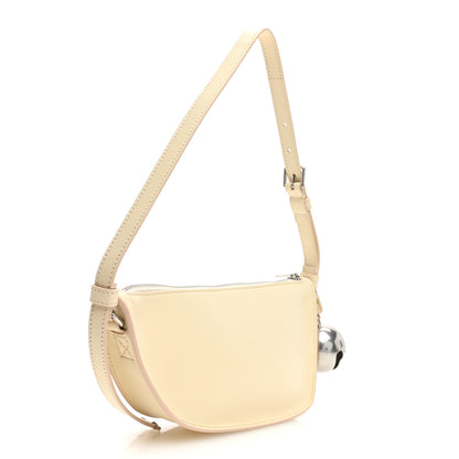 Burberry Calfskin Mini Shield Sling Bag Pearl 3 of 10