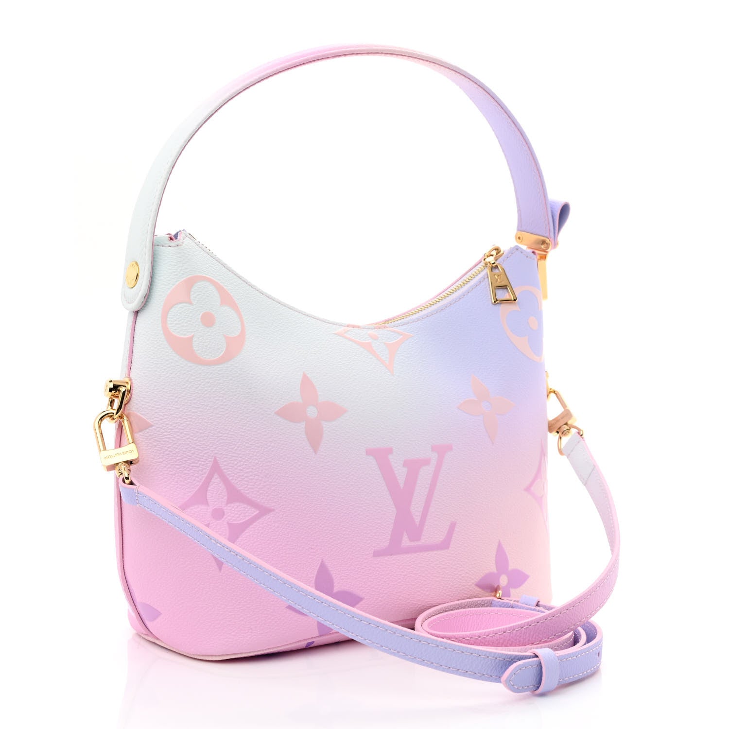 Louis Vuitton Monogram Giant Spring In The City Marshmallow Hobo PM Sunrise Pastel 3 of 9