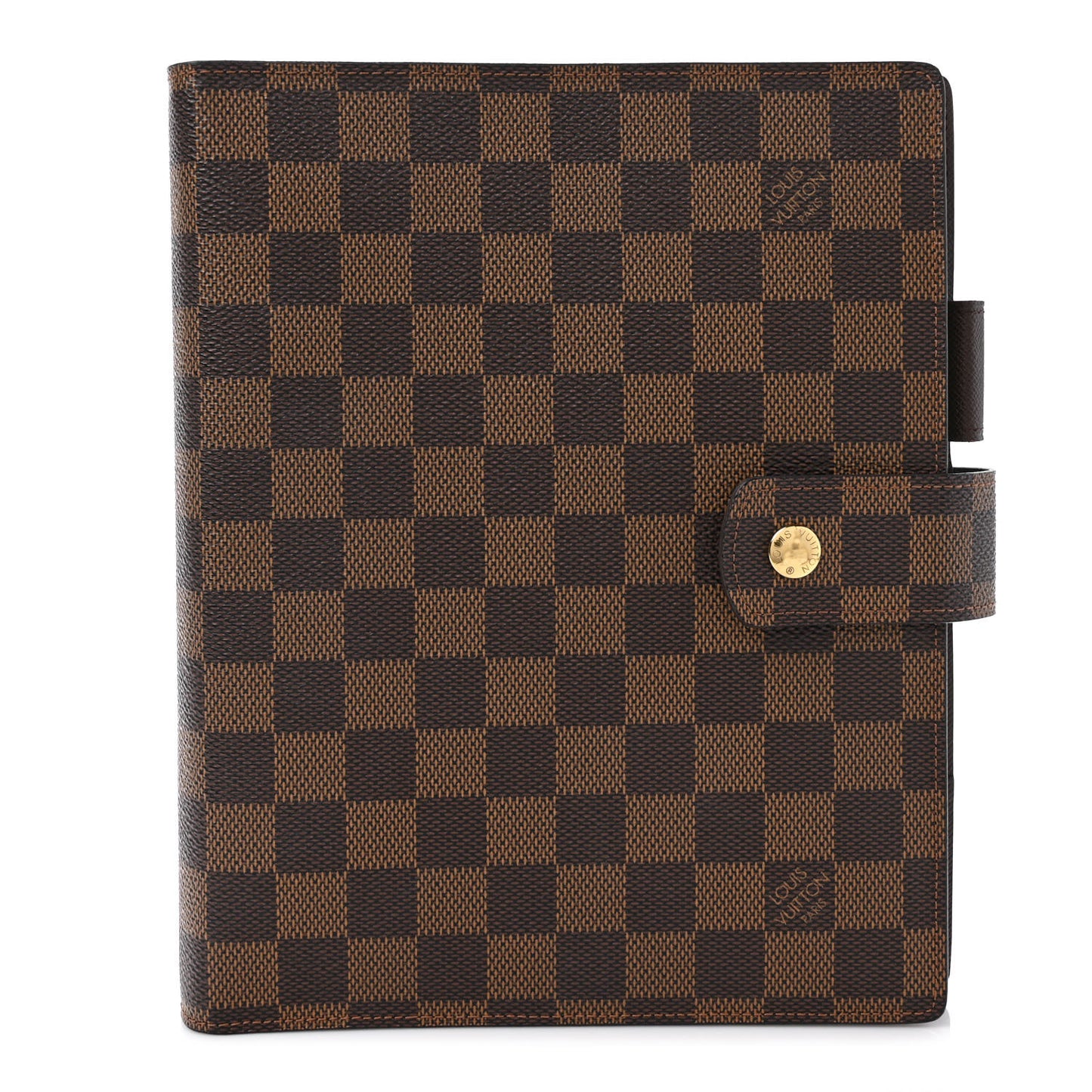 Damier Ebene Large Ring Agenda Cover