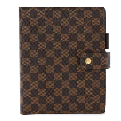 Louis Vuitton Damier Ebene Large Ring Agenda Cover 1 of 7
