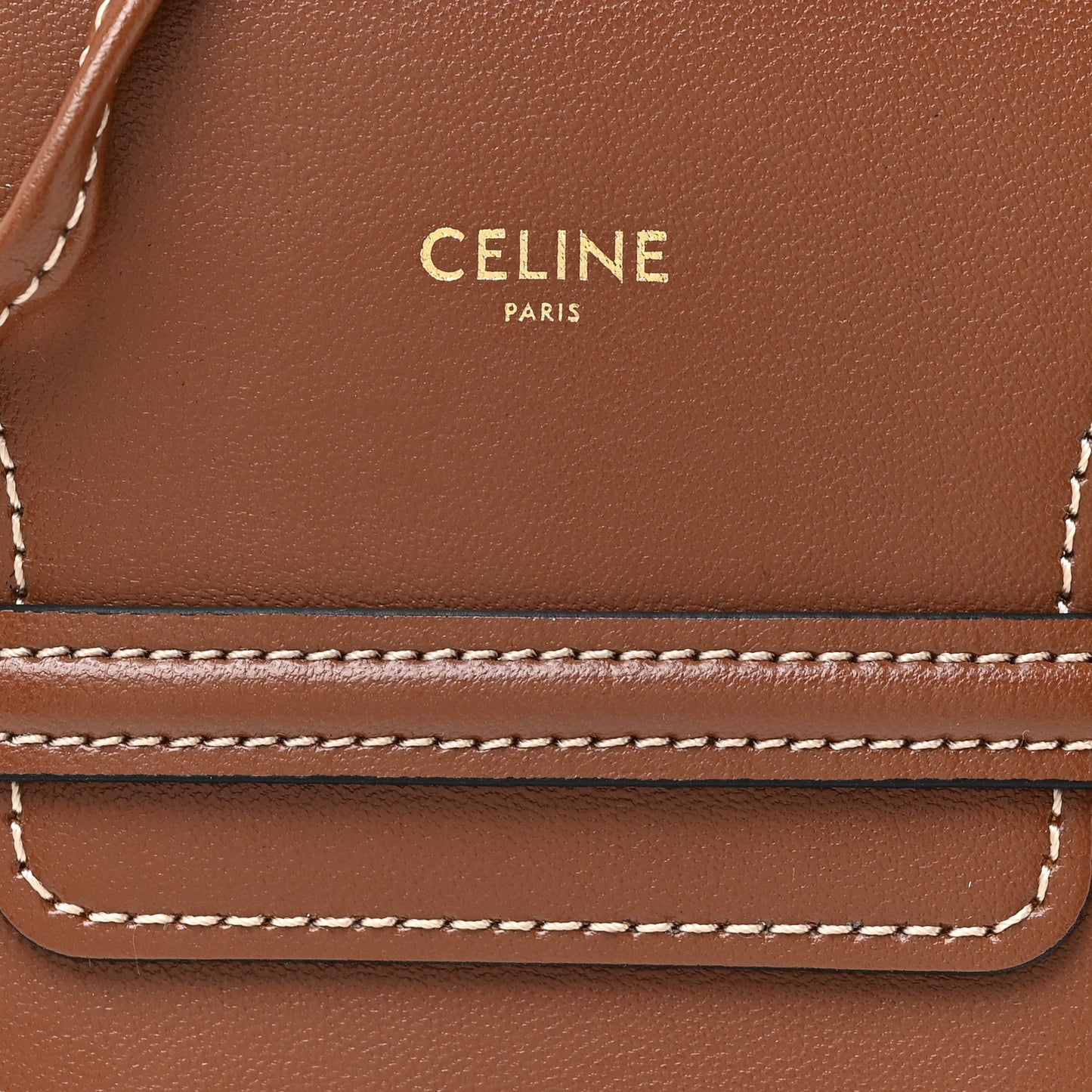 Smooth Calfskin Sunglasses Pouch Tan