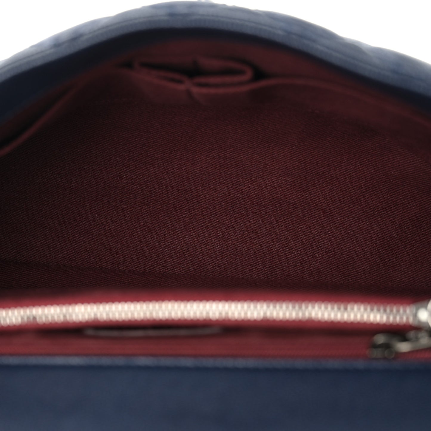 Caviar Quilted Medium Coco Handle Flap Navy Blue