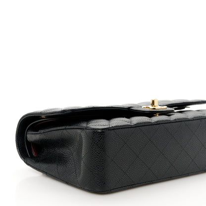 Chanel Caviar Quilted Medium Double Flap Black 10 of 12