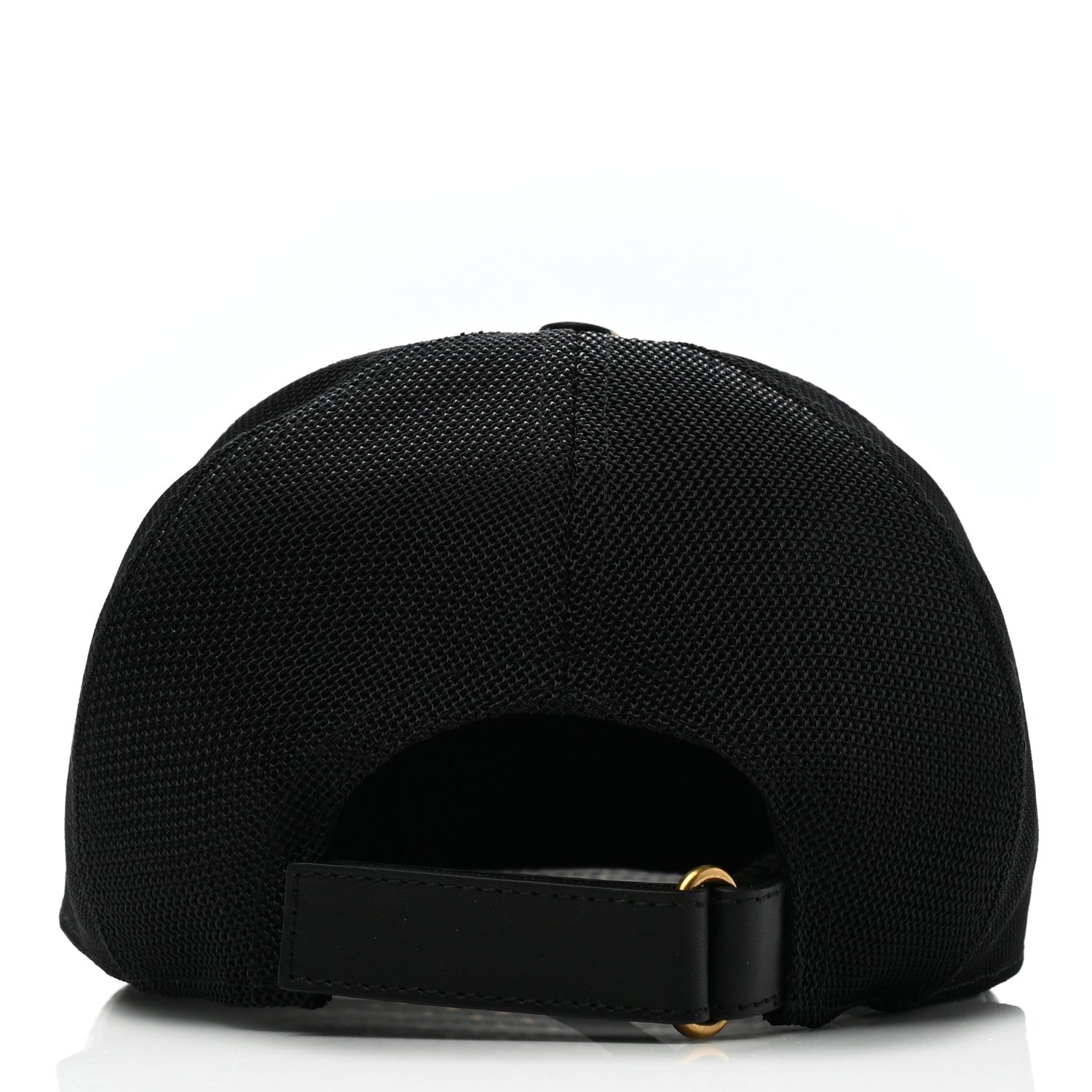 Gucci X SEGA Calfskin GUCCY Stars Baseball Hat M Black Gold 6 of 10