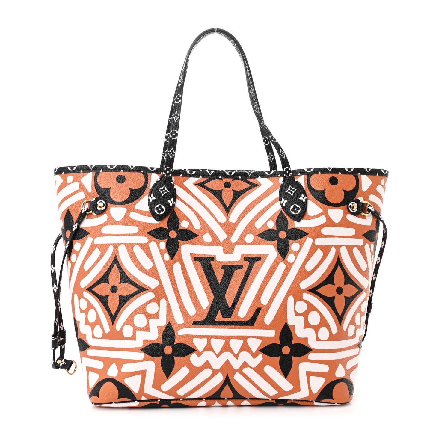 Monogram Giant Crafty Neverfull MM Creme Caramel