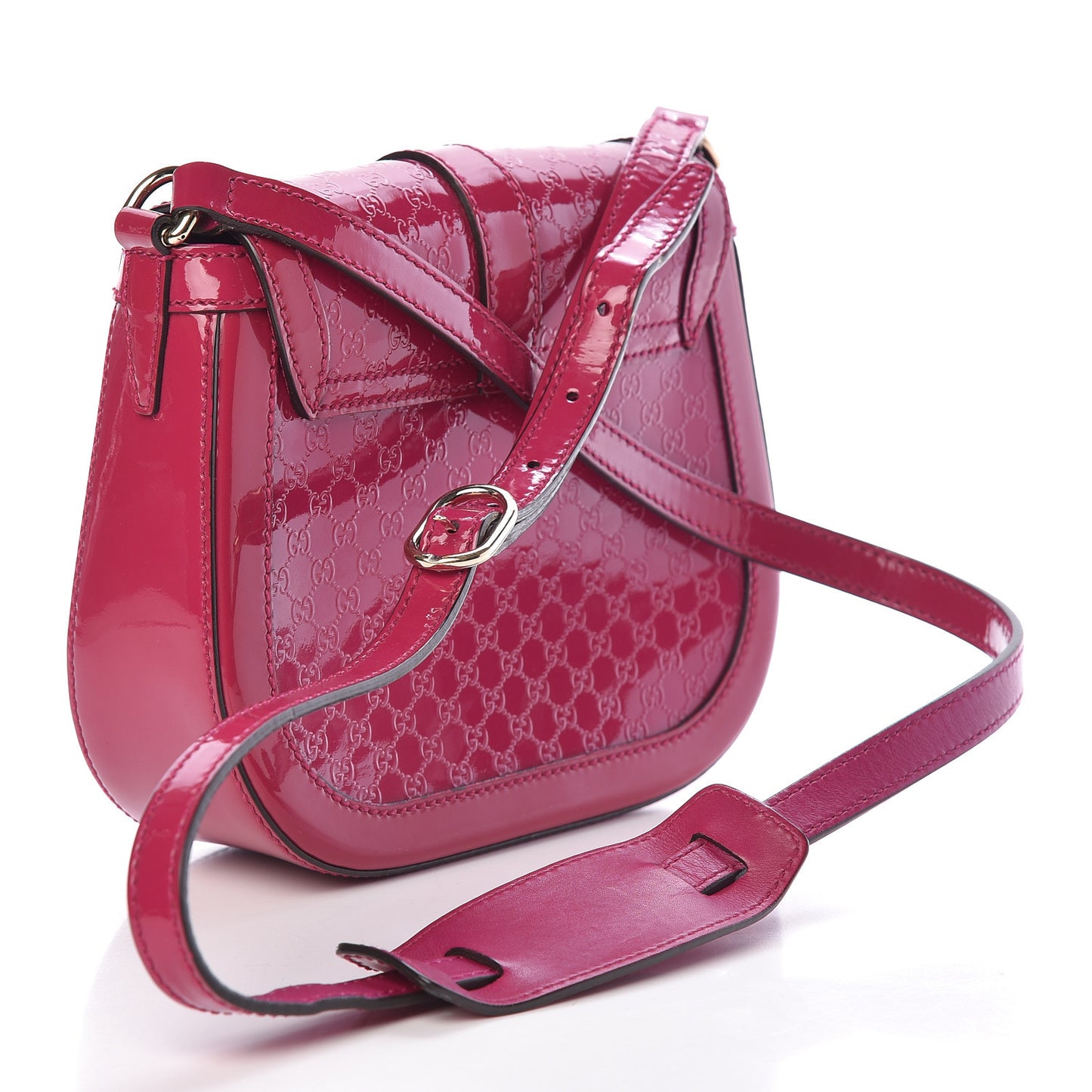 Patent Microguccissima Small Nice Messenger Bag Bright Bouganville