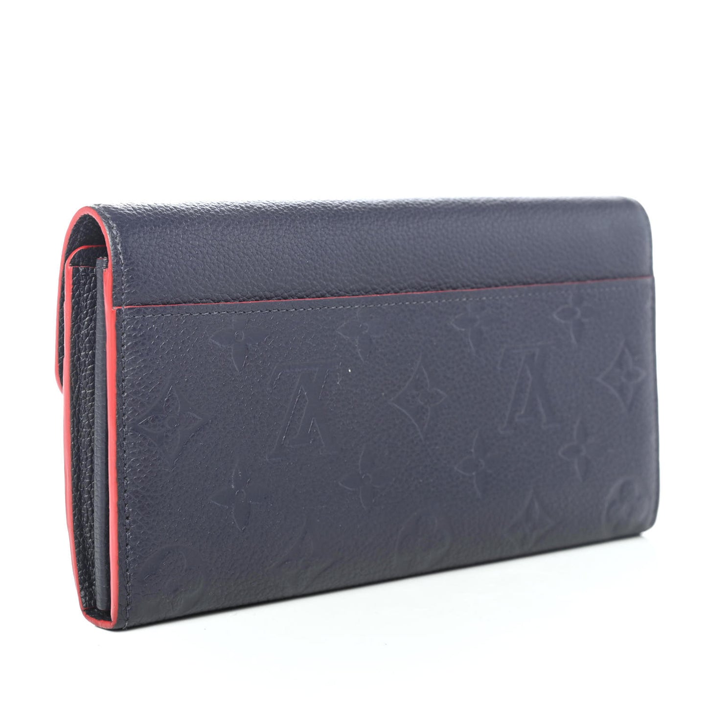Empreinte Sarah Wallet NM Marine Rouge