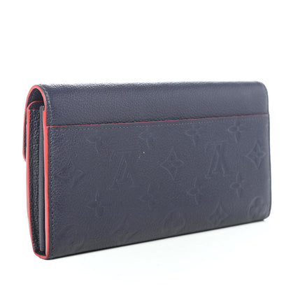 Louis Vuitton Empreinte Sarah Wallet NM Marine Rouge 2 of 4