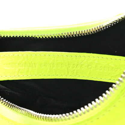 Balenciaga Agneau Arena Le Cagole Shoulder Bag XS Fluo Yellow 7 of 10