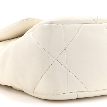 Chanel Lambskin Quilted Medium Chanel 19 Flap White 9 of 16