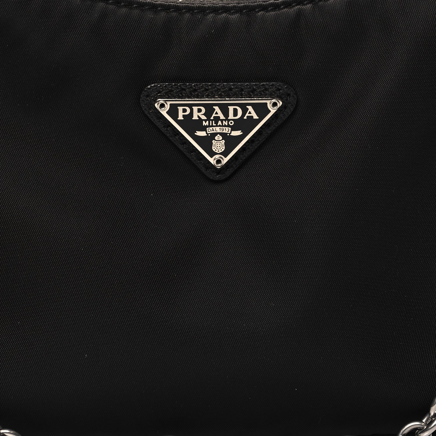 Prada Nylon Re-Edition 2005 Shoulder Bag Black 7 of 9