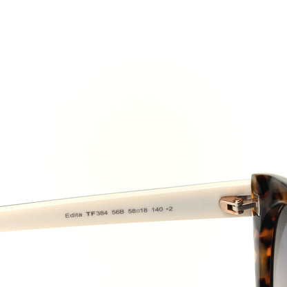 Tom Ford Edita Sunglasses TF384 Havana 6 of 7